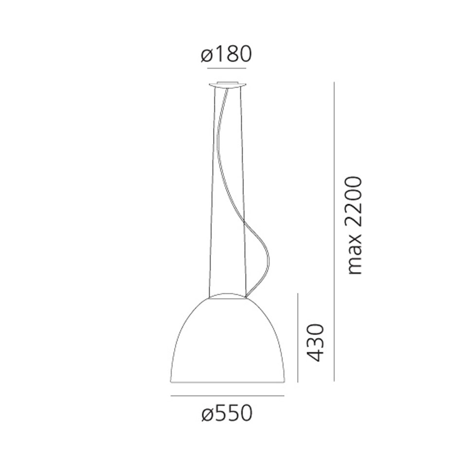 Artemide Nur Gloss LED - Suspension 550 TECH.jpg